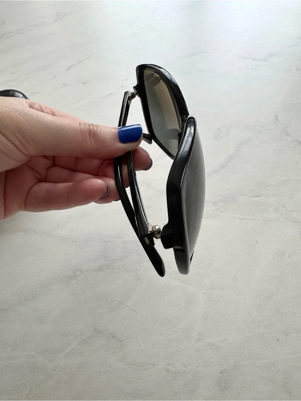 CHANEL Oversized Black Sunglasses 5204